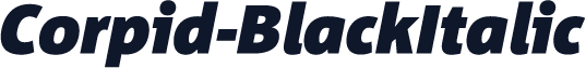 Corpid-BlackItalic