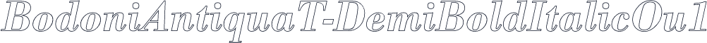 BodoniAntiquaT-DemiBoldItalicOu1