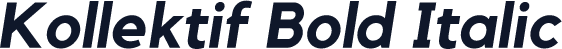 Kollektif Bold Italic