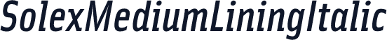 SolexMediumLiningItalic