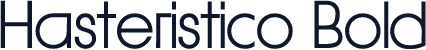 Hasteristico Bold