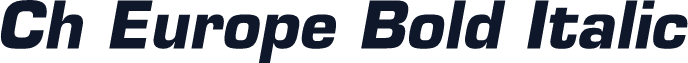 Ch Europe Bold Italic