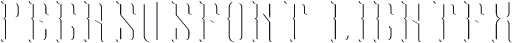 PegasusFont LightFX