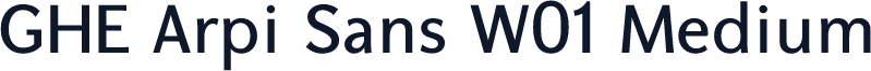 GHE Arpi Sans W01 Medium