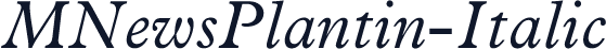 MNewsPlantin-Italic