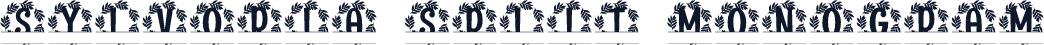 Sylvoria Split Monogram