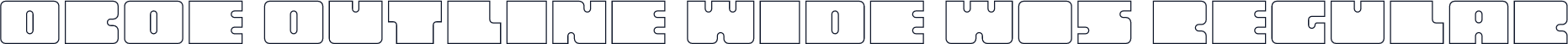 Oboe Outline Wide W05 Regular