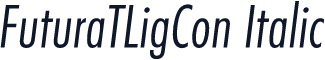 FuturaTLigCon Italic