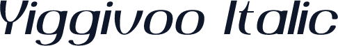 Yiggivoo Italic