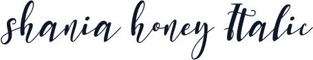 shania honey Italic