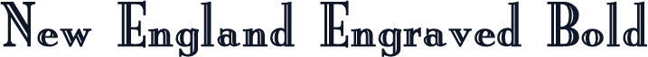 New England Engraved Bold