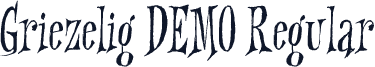 Griezelig DEMO Regular