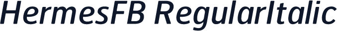 HermesFB RegularItalic