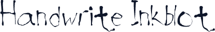 Handwrite Inkblot
