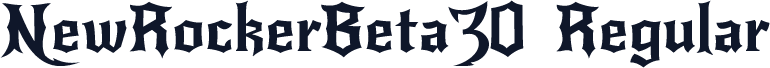 NewRockerBeta30-Regular