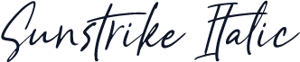 Sunstrike Italic
