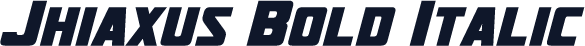 Jhiaxus Bold Italic