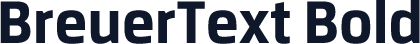 BreuerText Bold