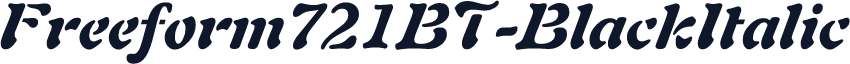 Freeform721BT-BlackItalic