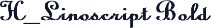 H_Linoscript Bold