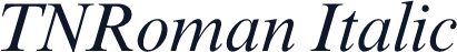 TNRoman Italic