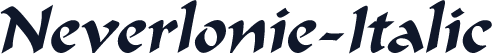 Neverlonie-Italic