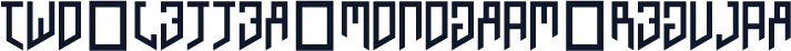 Two Letter Monogram Regular