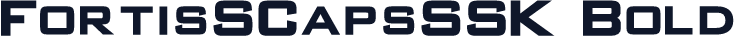 FortisSCapsSSK Bold