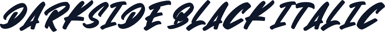Darkside Black Italic