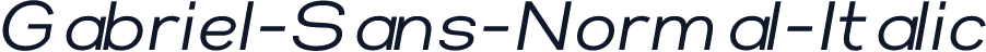 Gabriel-Sans-Normal-Italic