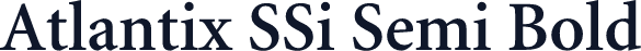 Atlantix SSi Semi Bold