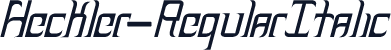 Heckler-RegularItalic