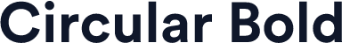 Circular Bold