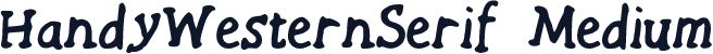 HandyWesternSerif Medium