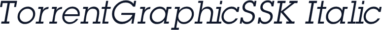 TorrentGraphicSSK Italic