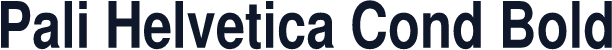 Pali Helvetica Cond Bold
