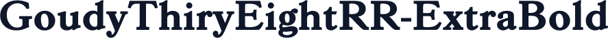 ☞GoudyThiryEightRR-ExtraBold