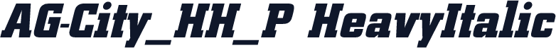 AG-City_HH_P HeavyItalic