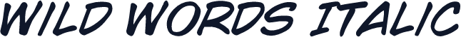 Wild Words Italic