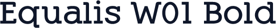Equalis W01 Bold