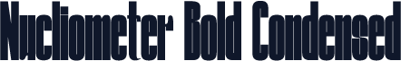 Nucliometer Bold Condensed