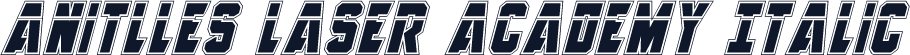 Anitlles Laser Academy Italic