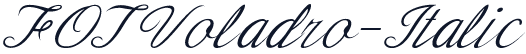 FOTVoladro-Italic
