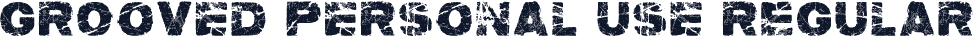 groOvEd PERSONAL USE Regular