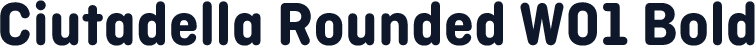 Ciutadella Rounded W01 Bold