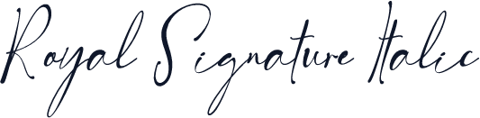 Royal Signature Italic