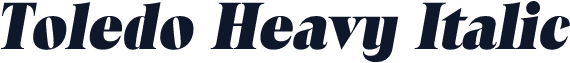 Toledo Heavy Italic
