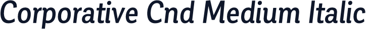 Corporative Cnd Medium Italic