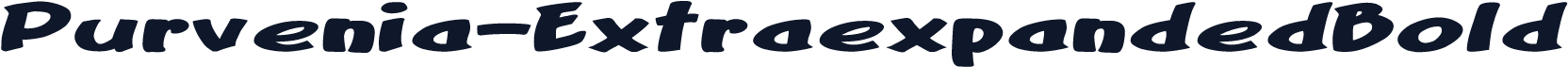 Purvenia-ExtraexpandedBold