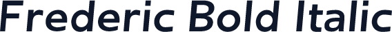 Frederic Bold Italic